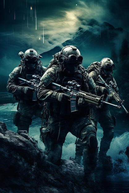 Photo a task force team wallpaper