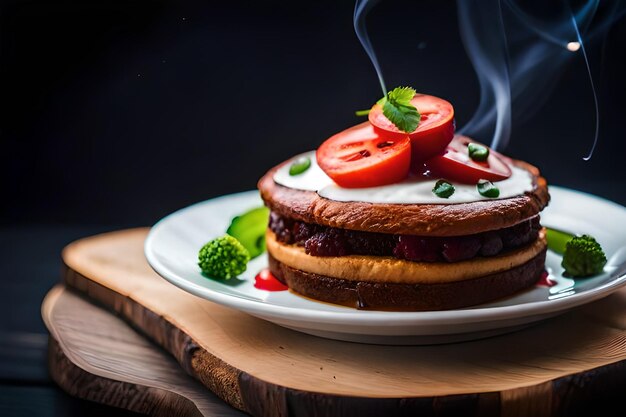 마법의 맛있는 음식 경험을 맛보세요 인공지능이 만든 최고의 음식 사진