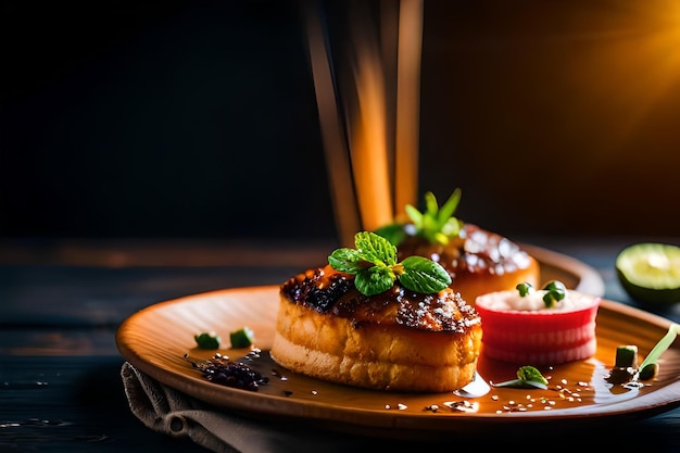 마법의 맛있는 음식 경험을 맛보세요 인공지능이 만든 최고의 음식 사진