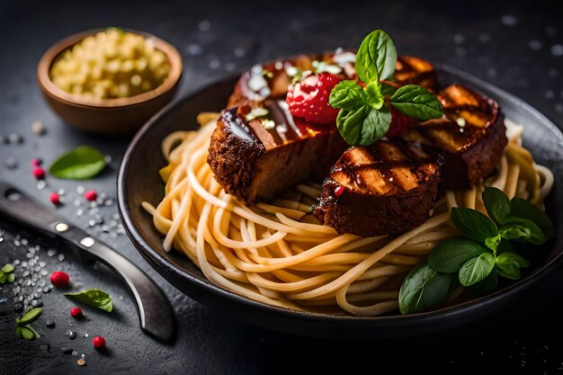 사진 마법의 맛있는 음식 경험을 맛보세요 인공지능이 만든 최고의 음식 사진