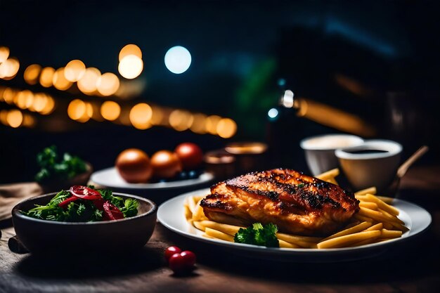 사진 마법의 맛있는 음식 경험을 맛보세요 인공지능이 만든 최고의 음식 사진