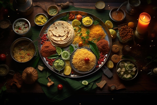 Photo taste of tradition indian dishes