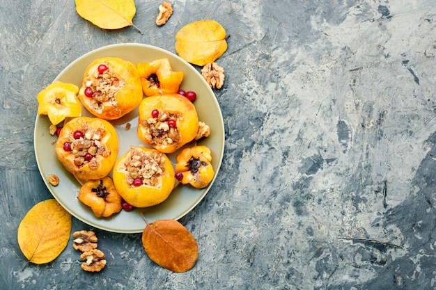 Tasty baked quince