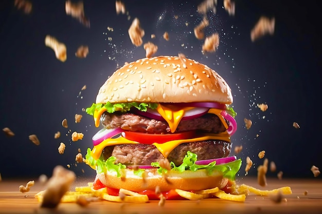 Tasty burger generative ai