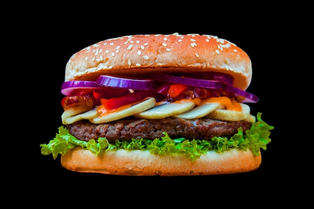 Фото Вкусный бургер healthy juicy burger