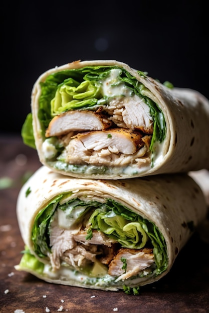 Tasty Chicken Caesar Wrap for a Convenient Meal