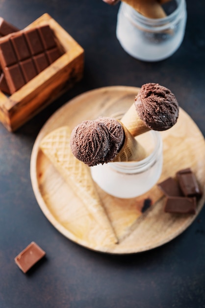 美味しいチョコレートアイス
