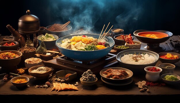 Tasty Chuseok festival food advertisement photoshoot Commercial photography