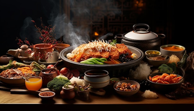 Tasty Chuseok festival food advertisement photoshoot Commercial photography