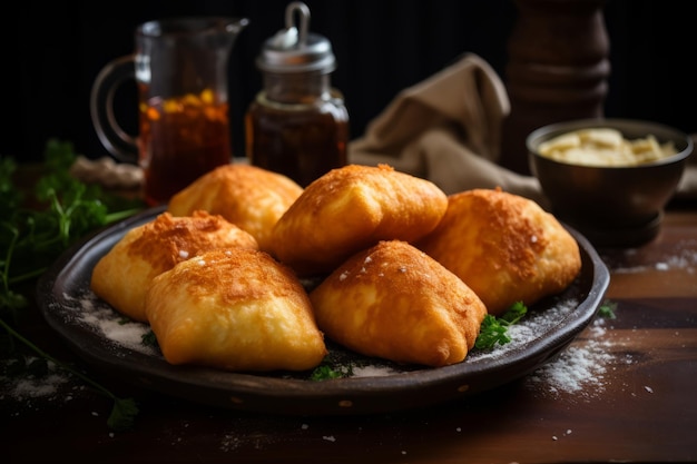 맛있는 Coxinhas 음식 사진