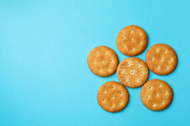 Photo tasty cracker biscuits