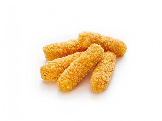 Photo tasty crispy mozzarella cheese sticks