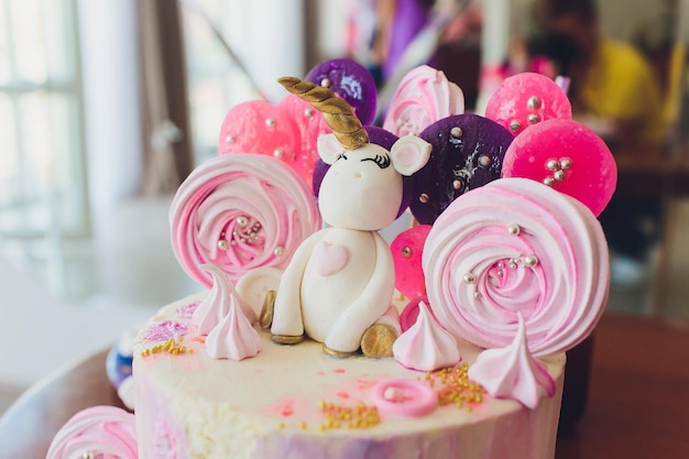 Tasty cupcakes on a white wooden table