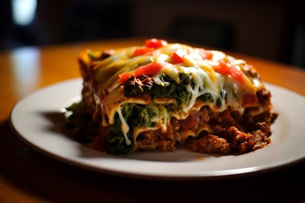 Foto delizioso enchilada medley