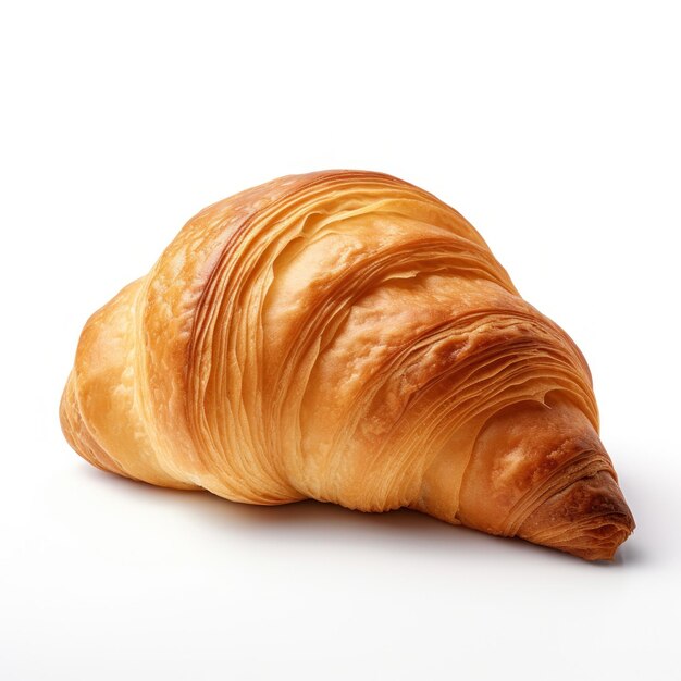 Tasty french croissant isolated