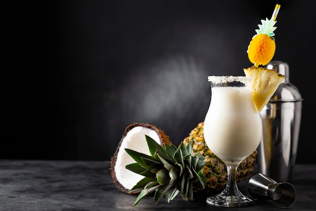 Tasty Frozen Pina Colada Cocktail