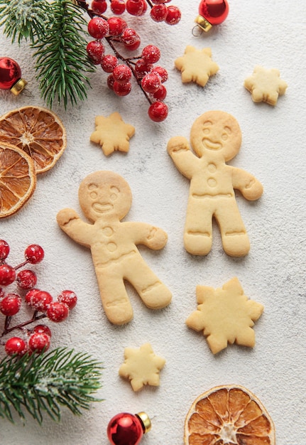 Foto gustosi biscotti natalizi fatti in casa