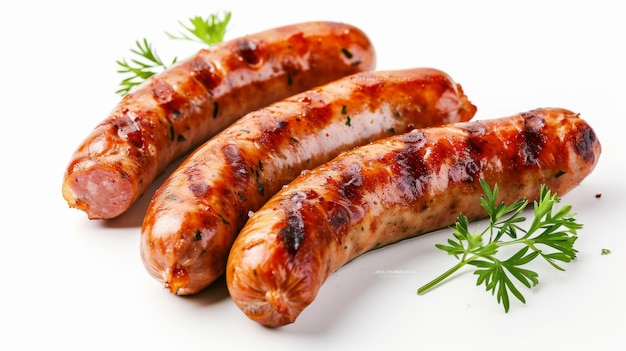 Tasty hot dog with ketchup and mustard isolated on a white background