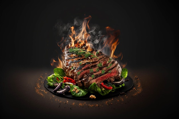 Tasty and Juicy Beef Steak Perfect for Grilling BBQ or Restaurant Meal Stock Image