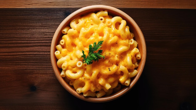 Photo tasty macaroni and cheese