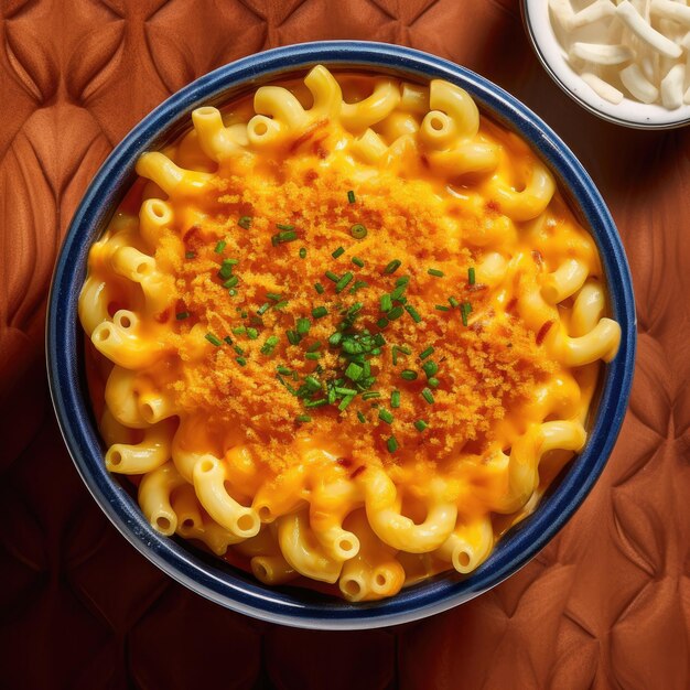 Photo tasty macaroni and cheese