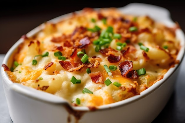 Photo tasty macaroni and cheese