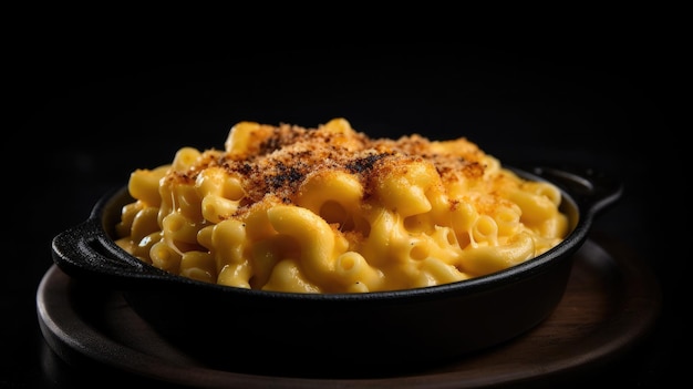 Photo tasty macaroni and cheese