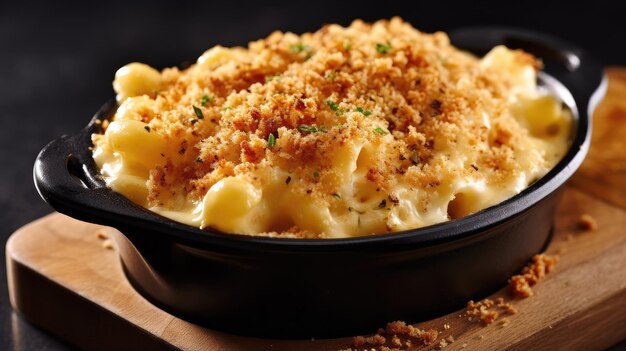 Photo tasty macaroni and cheese