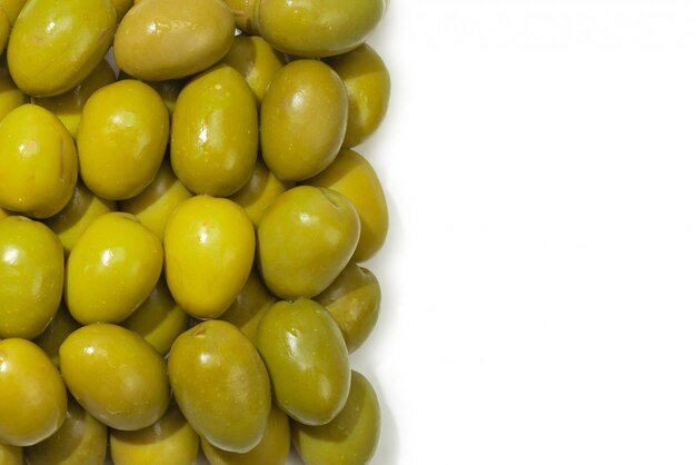 Tasty mix olives background