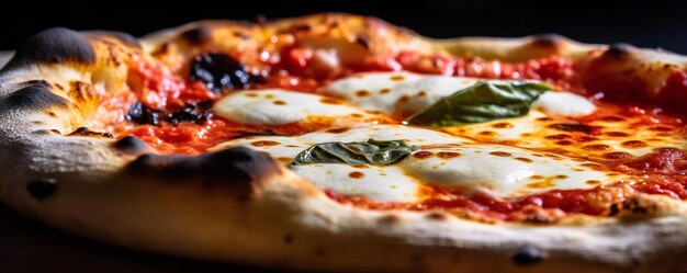 Photo a tasty neapolitan style pizza