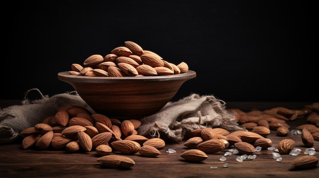 Вкусные и питательные миндальные орехи