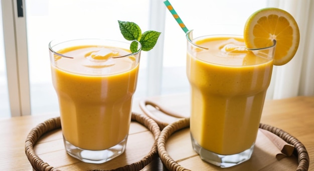 tasty orange juice realistic image