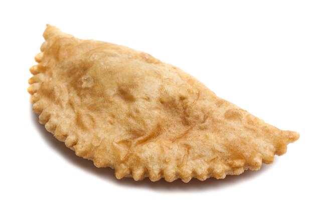 Photo tasty pasty isolated on white