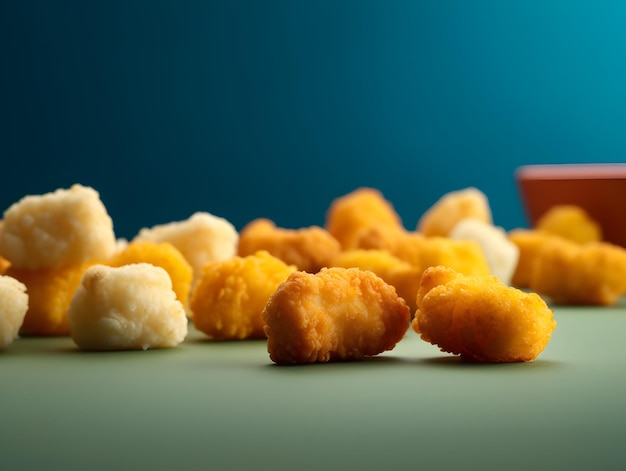 tasty pieces of chicken nuggets