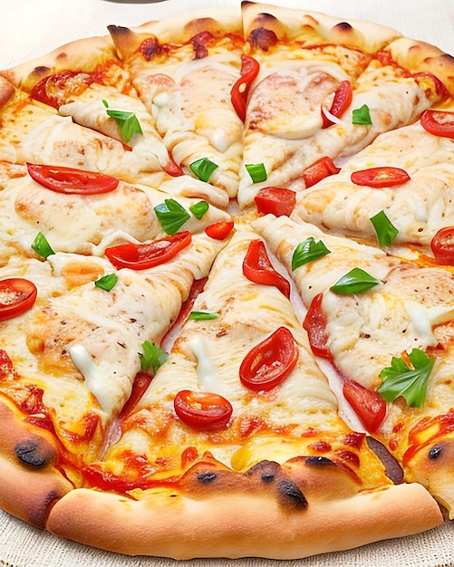 вкусная пицца из овощей