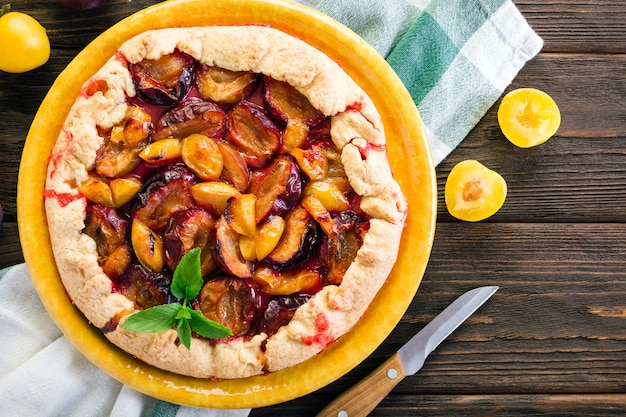 Tasty Plum Galette