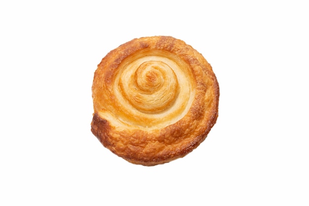 Tasty puff isolated on a white surface