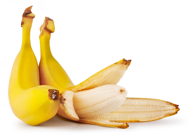 Photo tasty ripe bananas