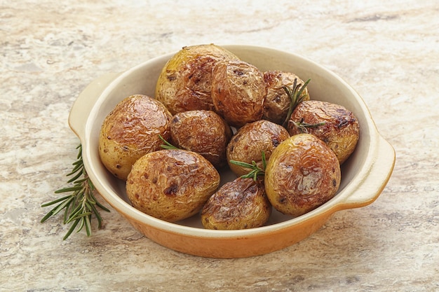 Tasty Roasted baby potato with rosemary