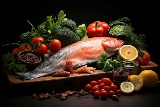 Tasty salmon photograph