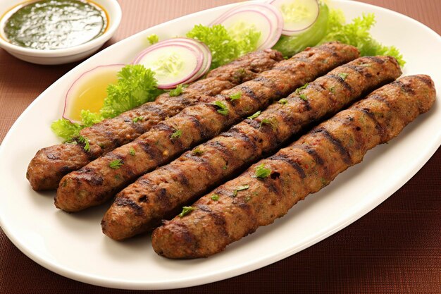 Photo tasty seekh kabab