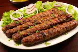 Photo tasty seekh kabab