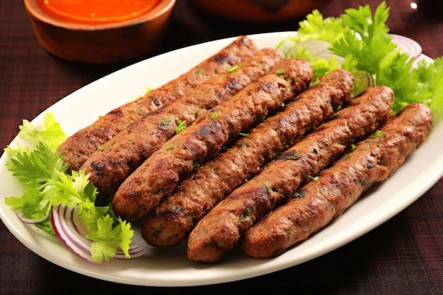 Tasty seekh kabab