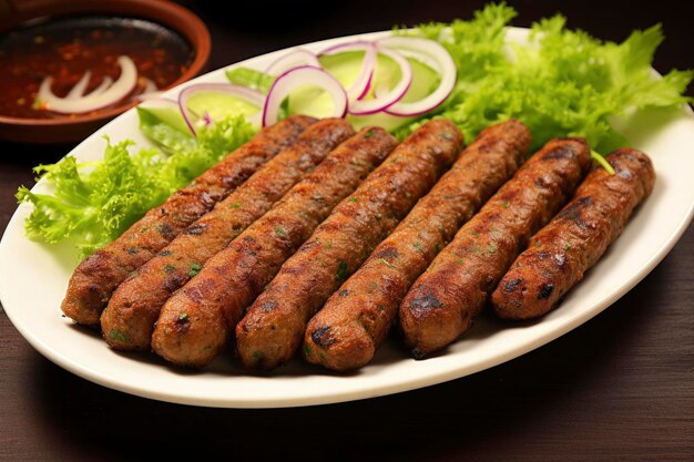 Photo tasty seekh kabab