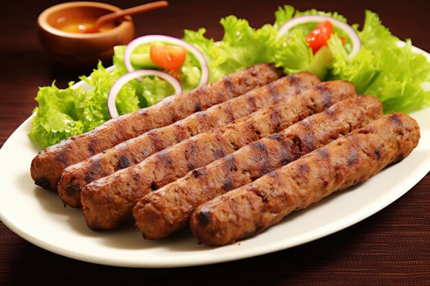 Photo tasty seekh kabab