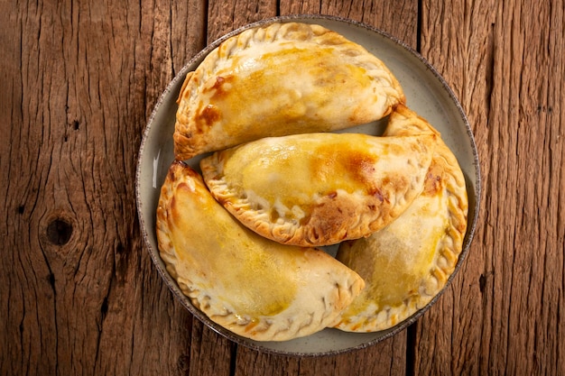 Tasty spicy meat empanadas Argentine empanadas