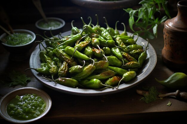 Tasty Stuffed Japanese Shishito Peppers