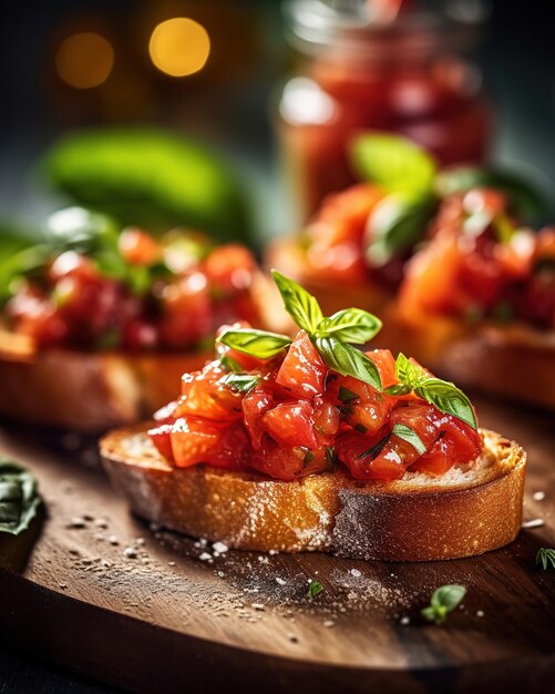 tasty Vegan bruschetta