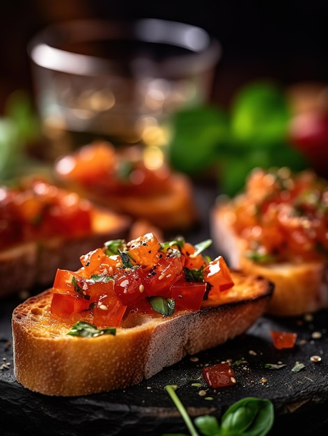 tasty Vegan bruschetta