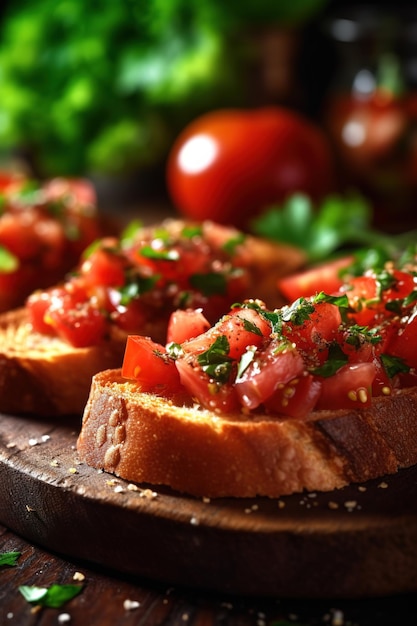 tasty Vegan bruschetta